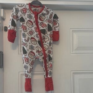Caden Lane Christmas bamboo onsie